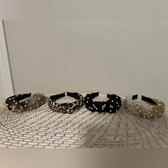 Pearl and cheetah headbands - unworn - Picture 3 of 3